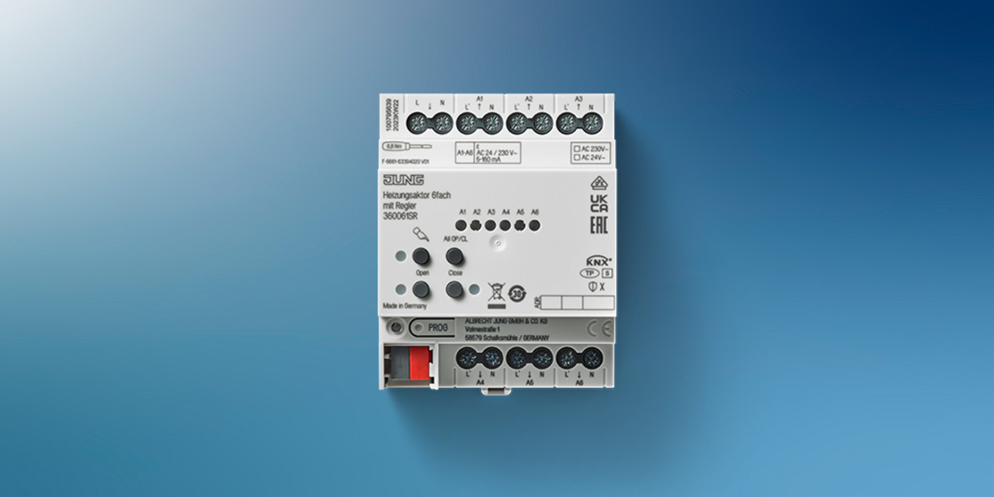 KNX Heizungsaktor 6-fach bei Zenrise GmbH in Pfungstadt
