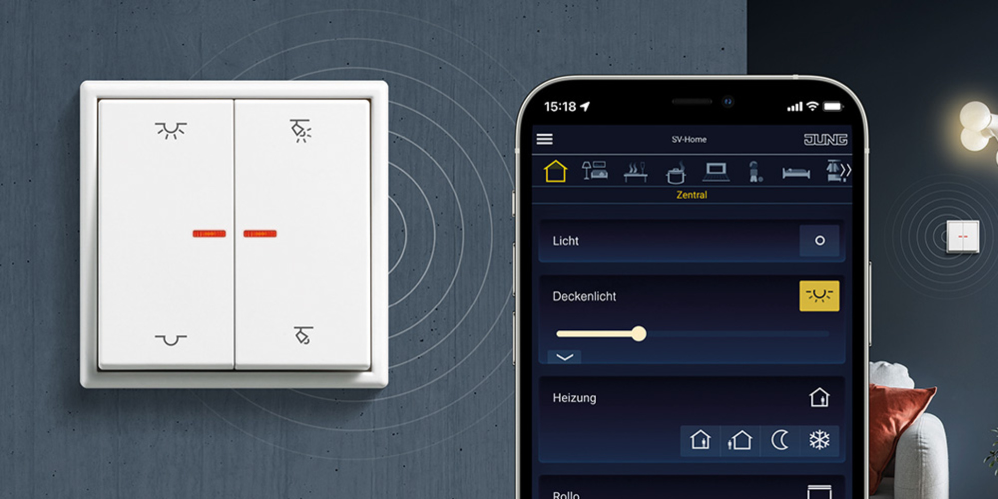 KNX RF Taster bei Zenrise GmbH in Pfungstadt